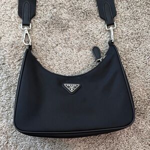 Prada Black Nylon Crossbody Bag